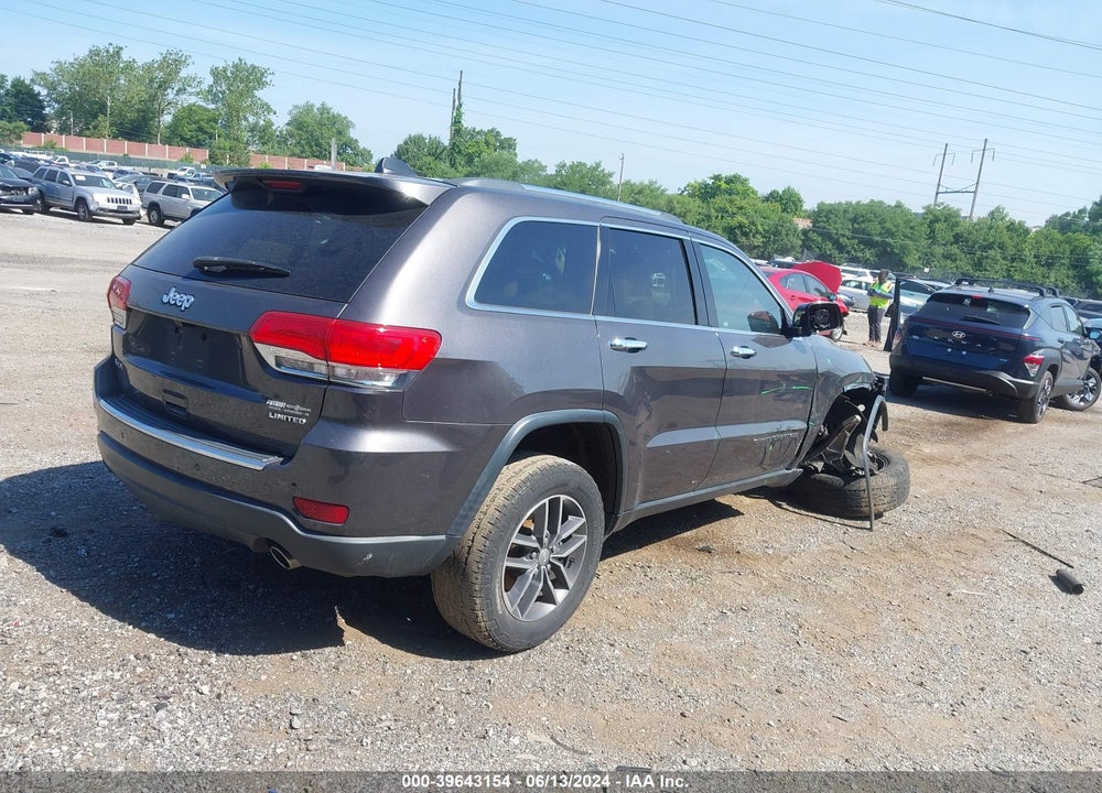 2017 JEEP GRAND CHEROKEE LIMITED 4X4 VIN: 1C4RJFBG4HC698981