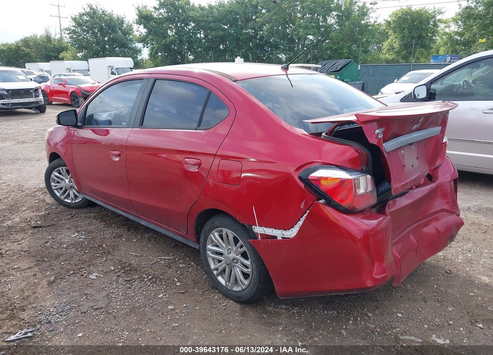 2021 MITSUBISHI MIRAGE G4 SE VIN: ML32FVFJ6MHF02237
