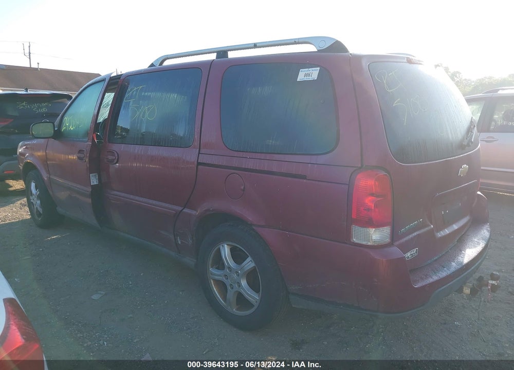 2005 CHEVROLET UPLANDER LT VIN: 1GNDV33L95D286609