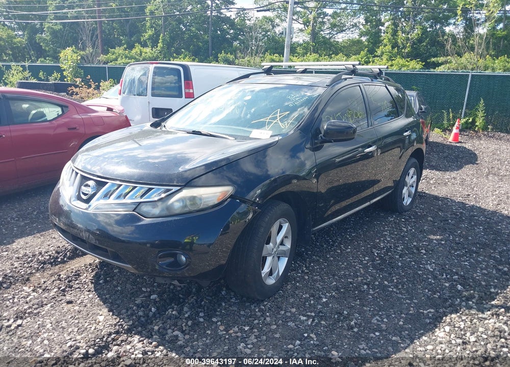 2009 NISSAN MURANO SL VIN: JN8AZ18W99W144248