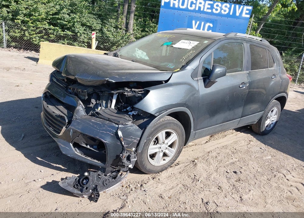 2019 CHEVROLET TRAX LT VIN: 3GNCJPSBXKL334521