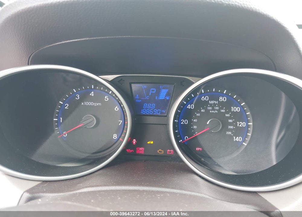 2013 HYUNDAI TUCSON LIMITED VIN: KM8JU3AC0DU656681