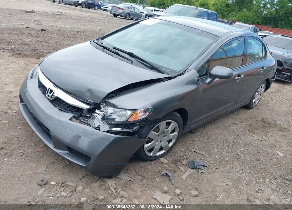 2010 HONDA CIVIC VIN: 2HGFA1F56AH322253