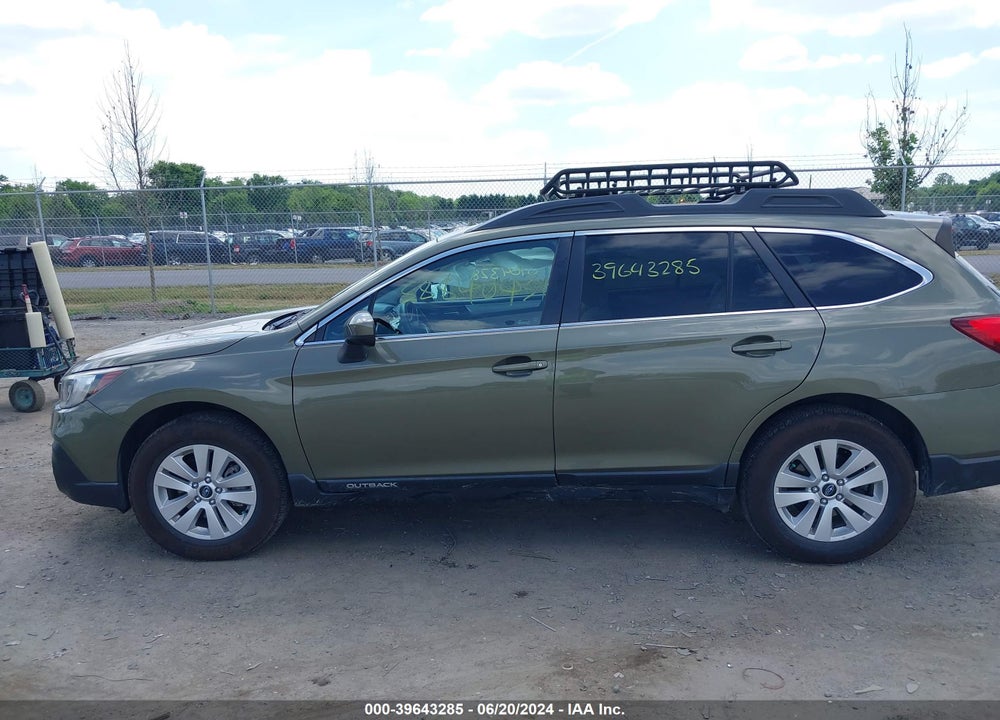 2019 SUBARU OUTBACK 2.5I PREMIUM VIN: 4S4BSAFC8K3340472