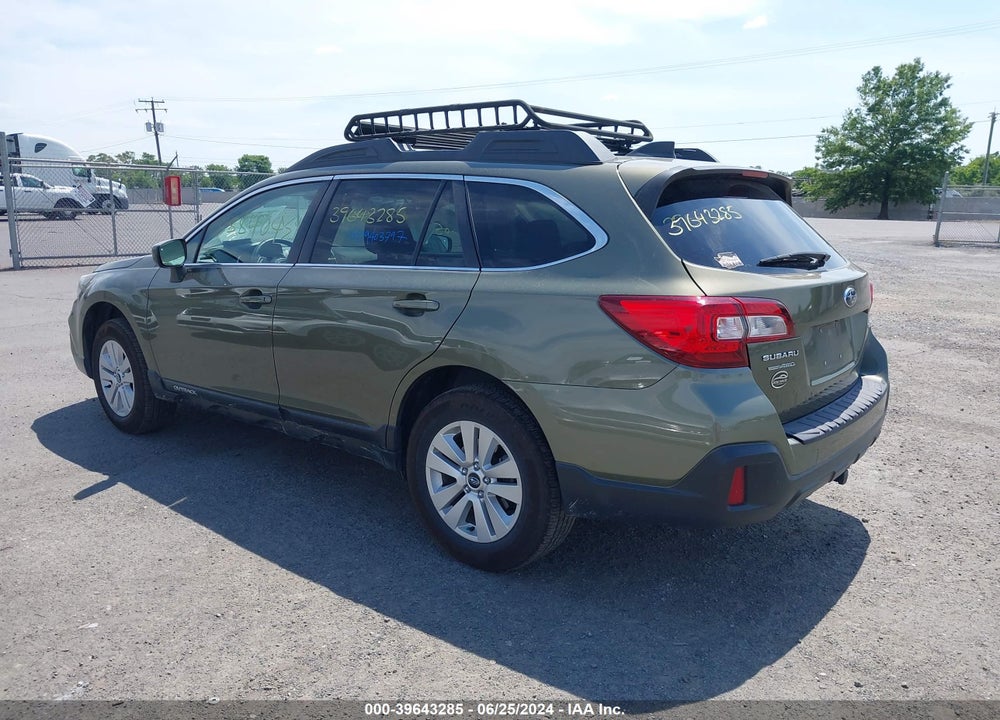 2019 SUBARU OUTBACK 2.5I PREMIUM VIN: 4S4BSAFC8K3340472