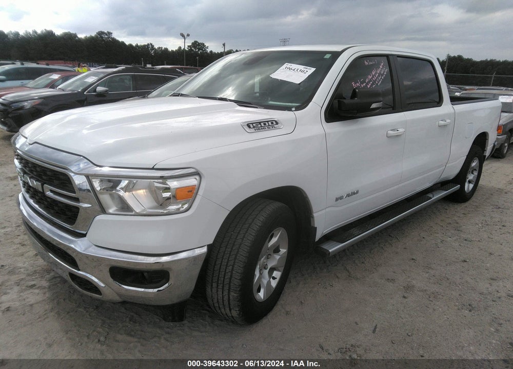2022 RAM 1500 BIG HORN 4X2 6'4 BOX VIN: 1C6RREMT9NN467823
