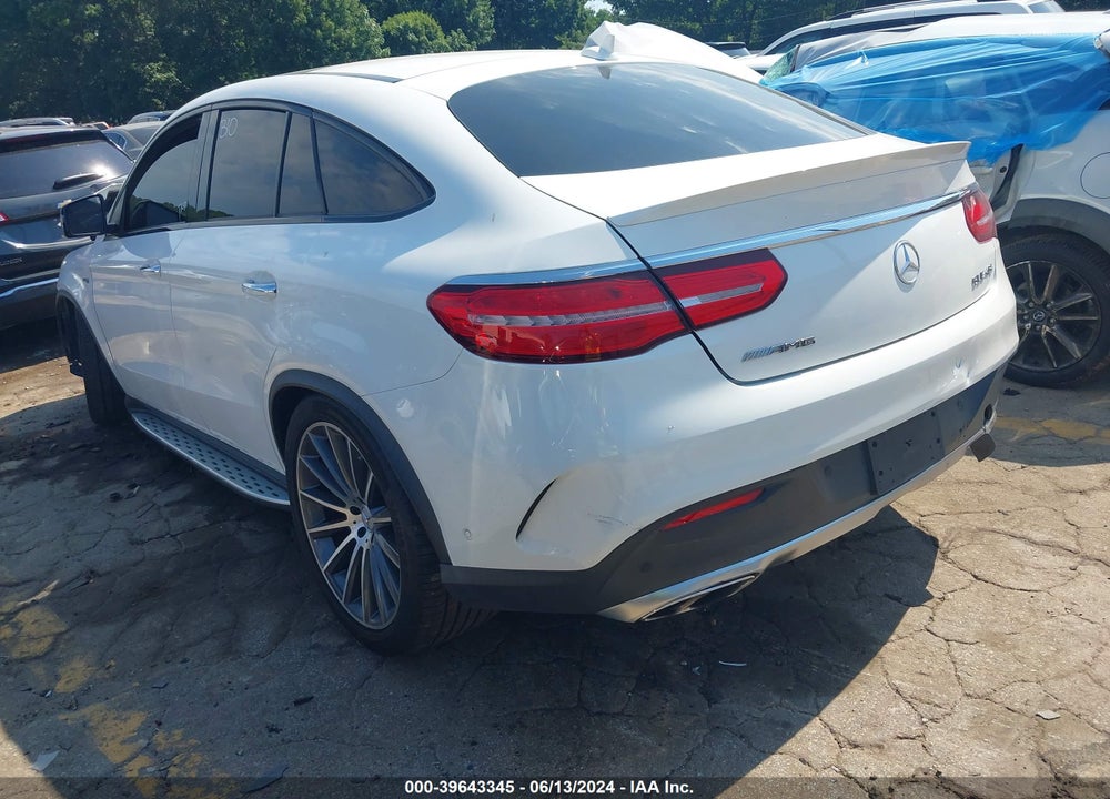2019 MERCEDES-BENZ AMG GLE 43 COUPE 4MATIC VIN: 4JGED6EB6KA126878