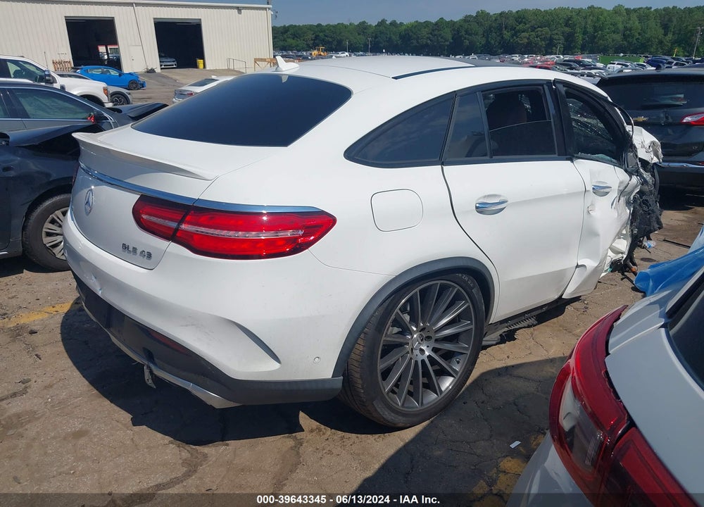 2019 MERCEDES-BENZ AMG GLE 43 COUPE 4MATIC VIN: 4JGED6EB6KA126878