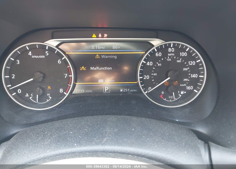 2024 NISSAN SENTRA SV XTRONIC CVT VIN: 3N1AB8CV1RY245898