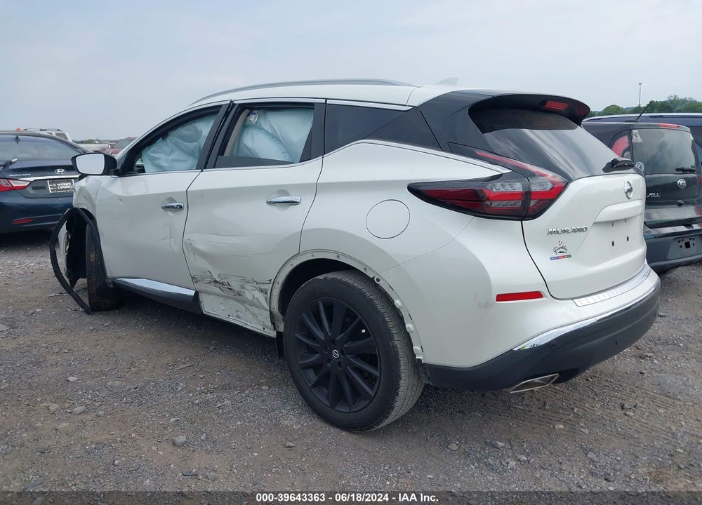 2021 NISSAN MURANO PLATINUM FWD VIN: 5N1AZ2DJ5MC116755