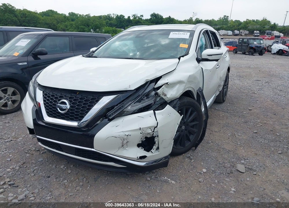 2021 NISSAN MURANO PLATINUM FWD VIN: 5N1AZ2DJ5MC116755