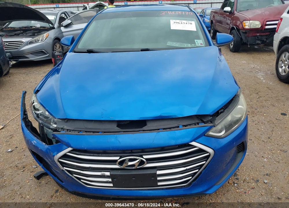 2017 HYUNDAI ELANTRA VIN: 5NPD74LF3HH102766