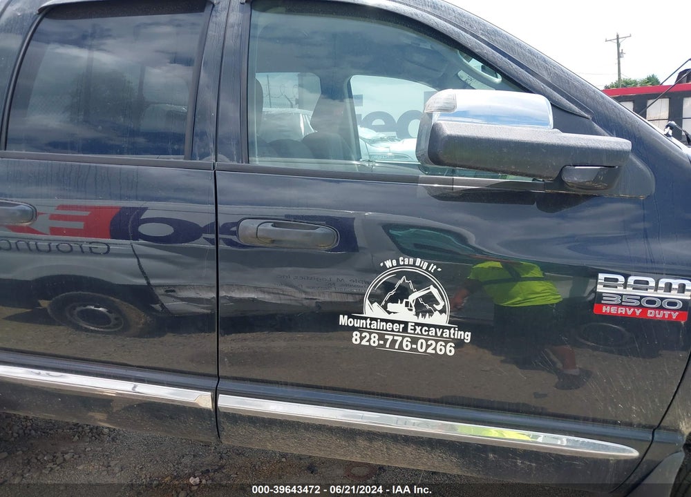 2009 DODGE RAM 3500 SLT VIN: 3D7MX48LX9G546533