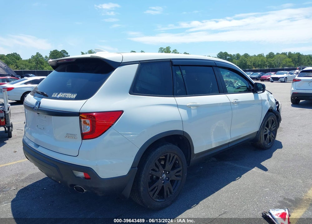 2019 HONDA PASSPORT SPORT VIN: 5FNYF8H23KB028689