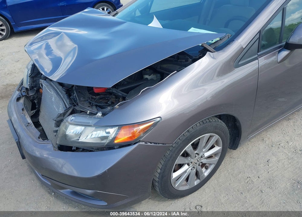 2012 HONDA CIVIC EX VIN: 19XFB2F89CE004072