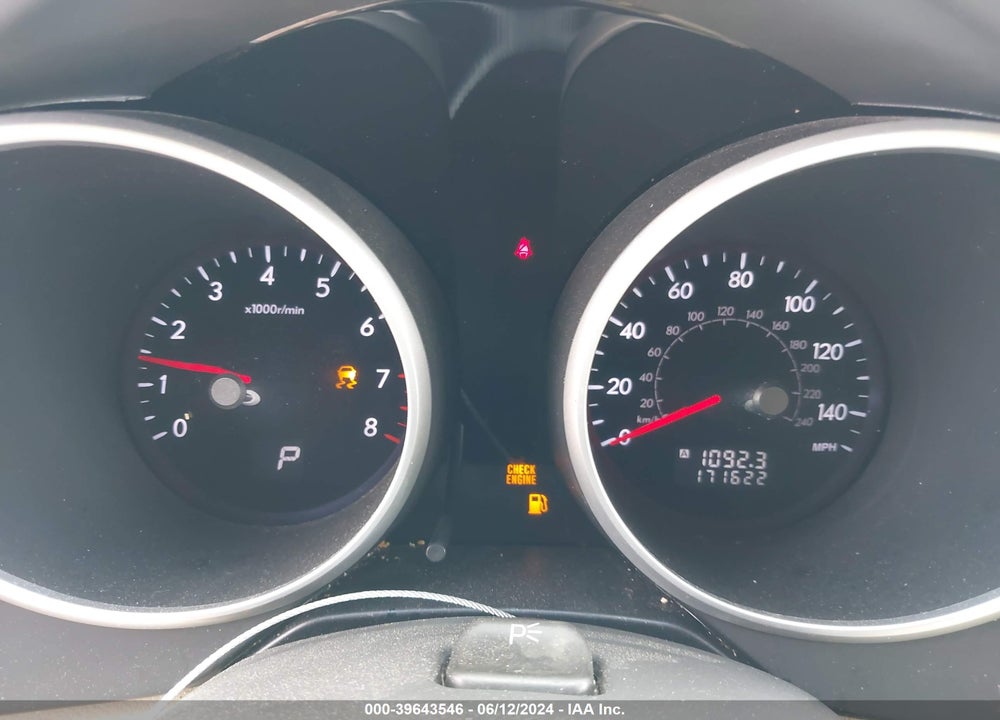 2012 SUBARU TRIBECA VIN: 4S4WX9GD4C4401806