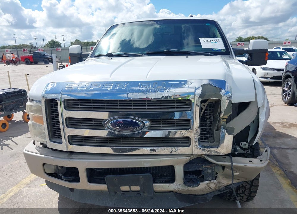 2008 FORD F-250 KING RANCH VIN: 1FTSW21R18ED16683