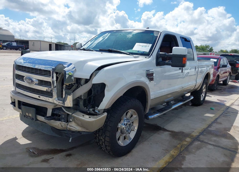 2008 FORD F-250 KING RANCH VIN: 1FTSW21R18ED16683