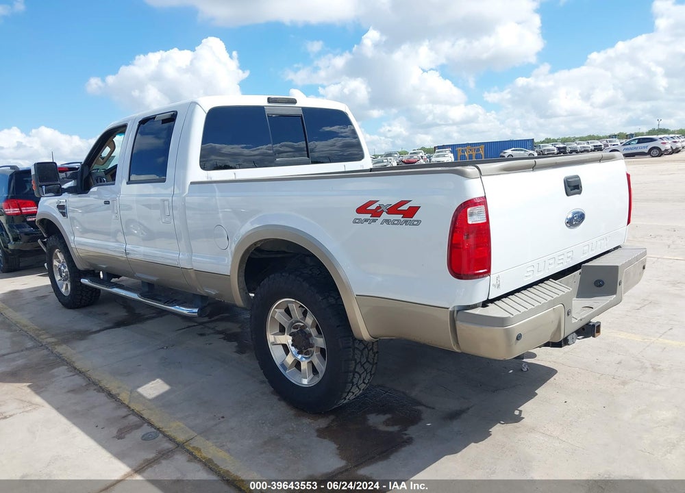 2008 FORD F-250 KING RANCH VIN: 1FTSW21R18ED16683