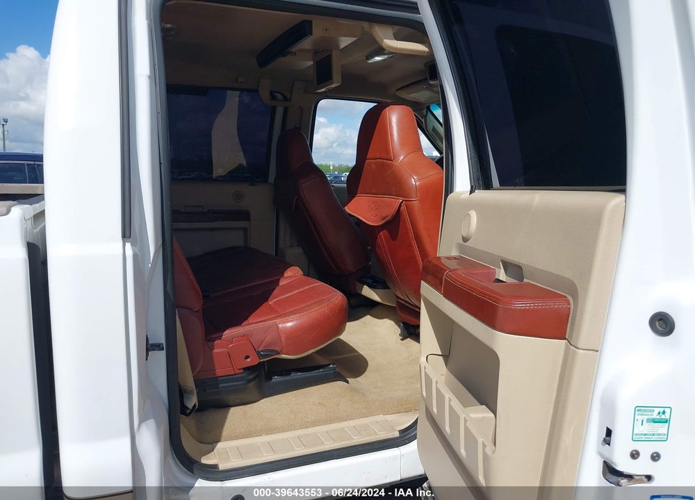2008 FORD F-250 KING RANCH VIN: 1FTSW21R18ED16683