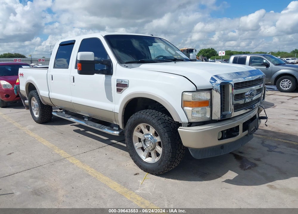 2008 FORD F-250 KING RANCH VIN: 1FTSW21R18ED16683