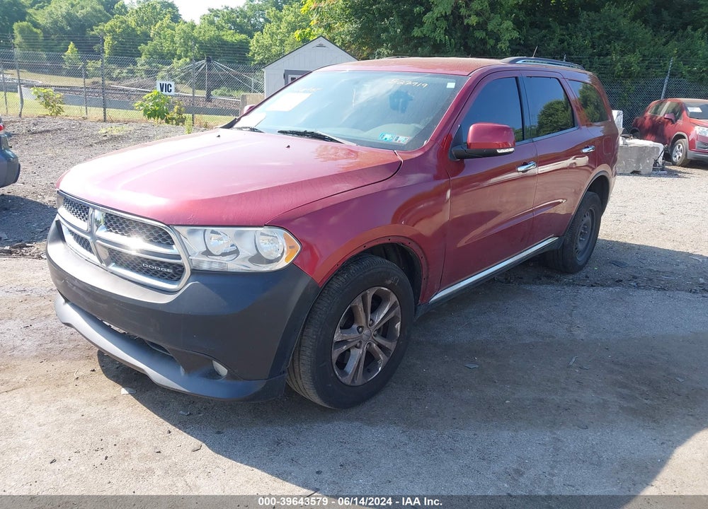2013 DODGE DURANGO CREW VIN: 1C4RDJDG9DC527919