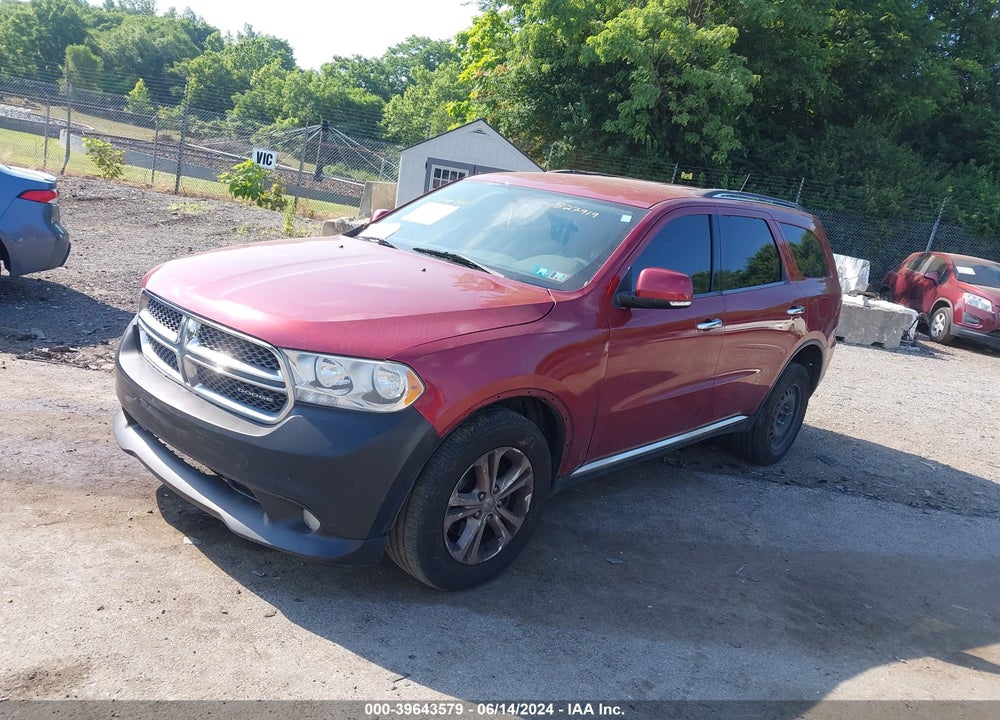 2013 DODGE DURANGO CREW VIN: 1C4RDJDG9DC527919