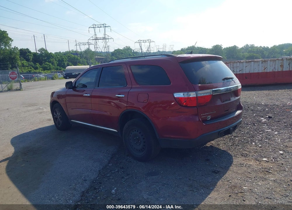 2013 DODGE DURANGO CREW VIN: 1C4RDJDG9DC527919