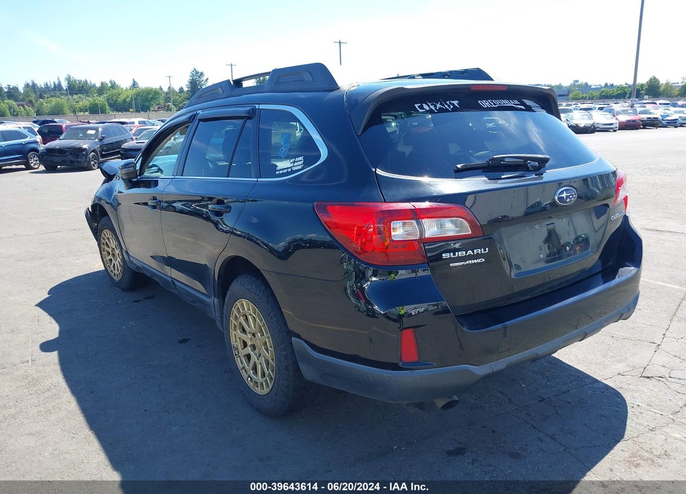 2015 SUBARU OUTBACK 2.5I PREMIUM VIN: 4S4BSBFC4F3256063