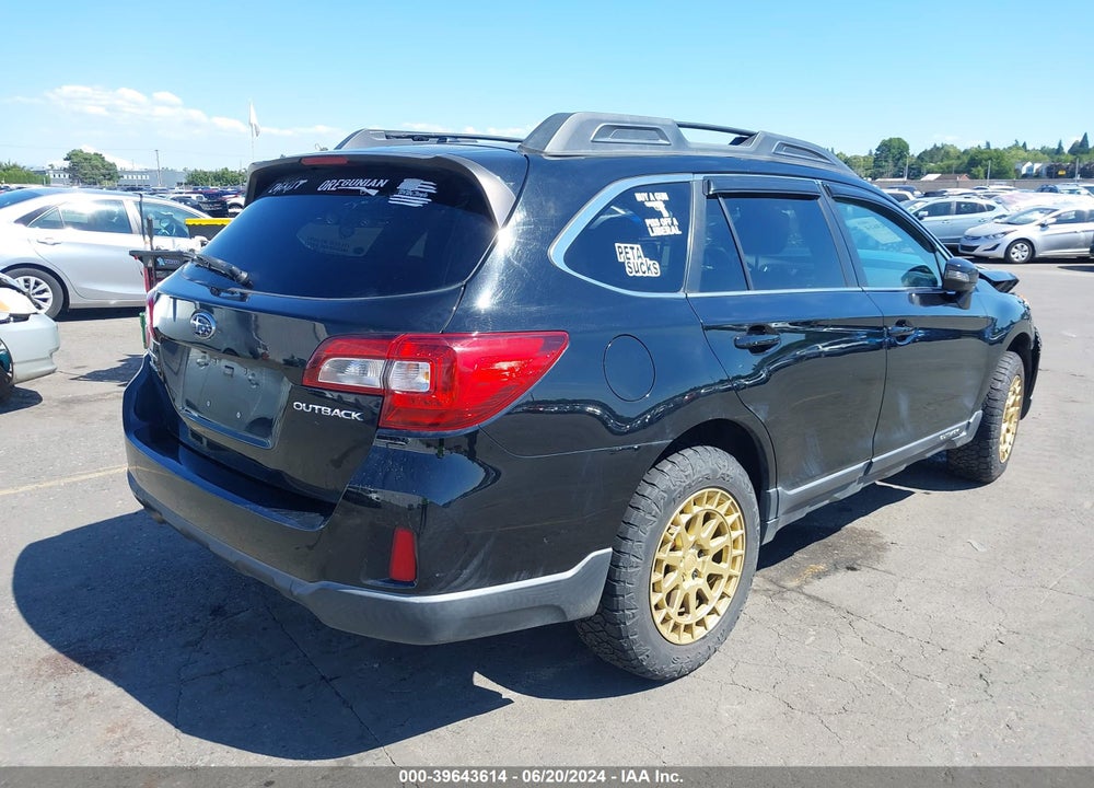 2015 SUBARU OUTBACK 2.5I PREMIUM VIN: 4S4BSBFC4F3256063