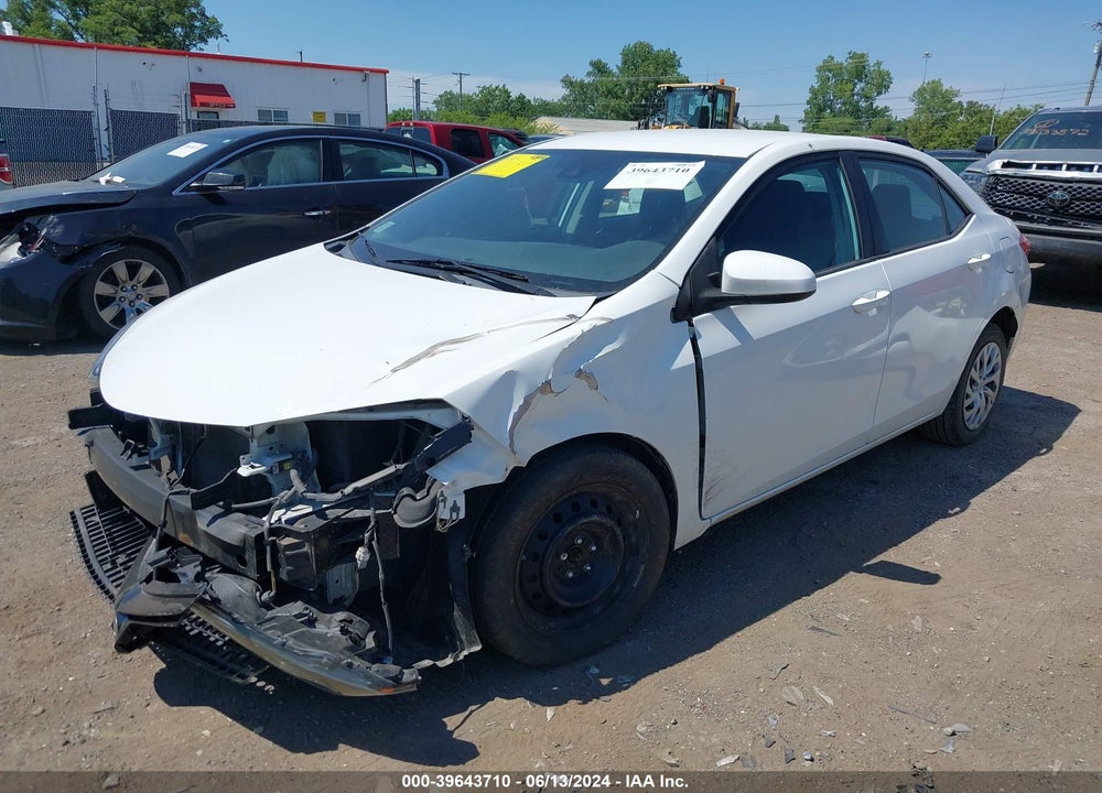 2017 TOYOTA COROLLA LE VIN: 2T1BURHE2HC856712