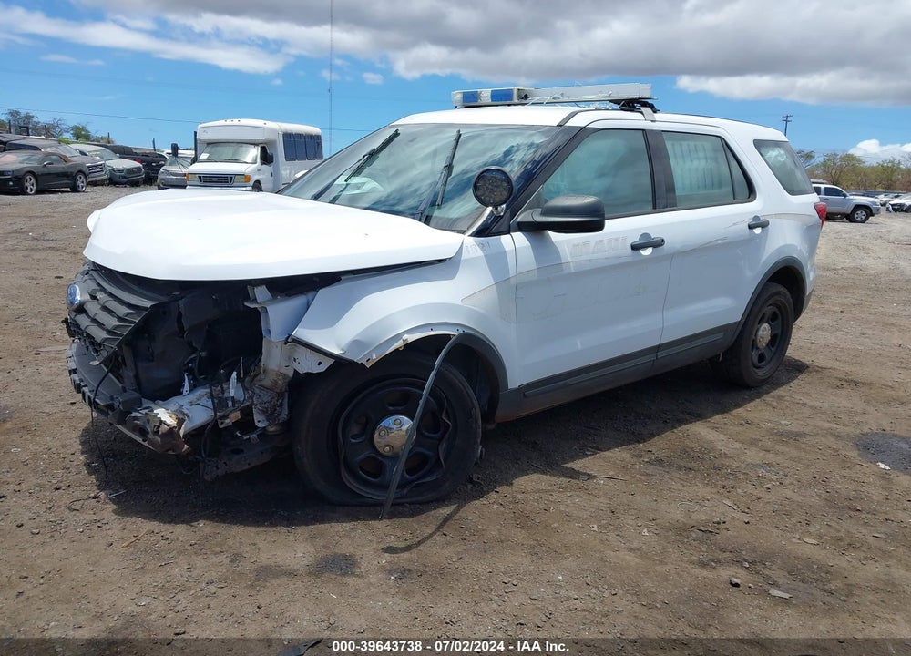2019 FORD POLICE INTERCEPTOR UTILITY VIN: 1FM5K8AR7KGA12213