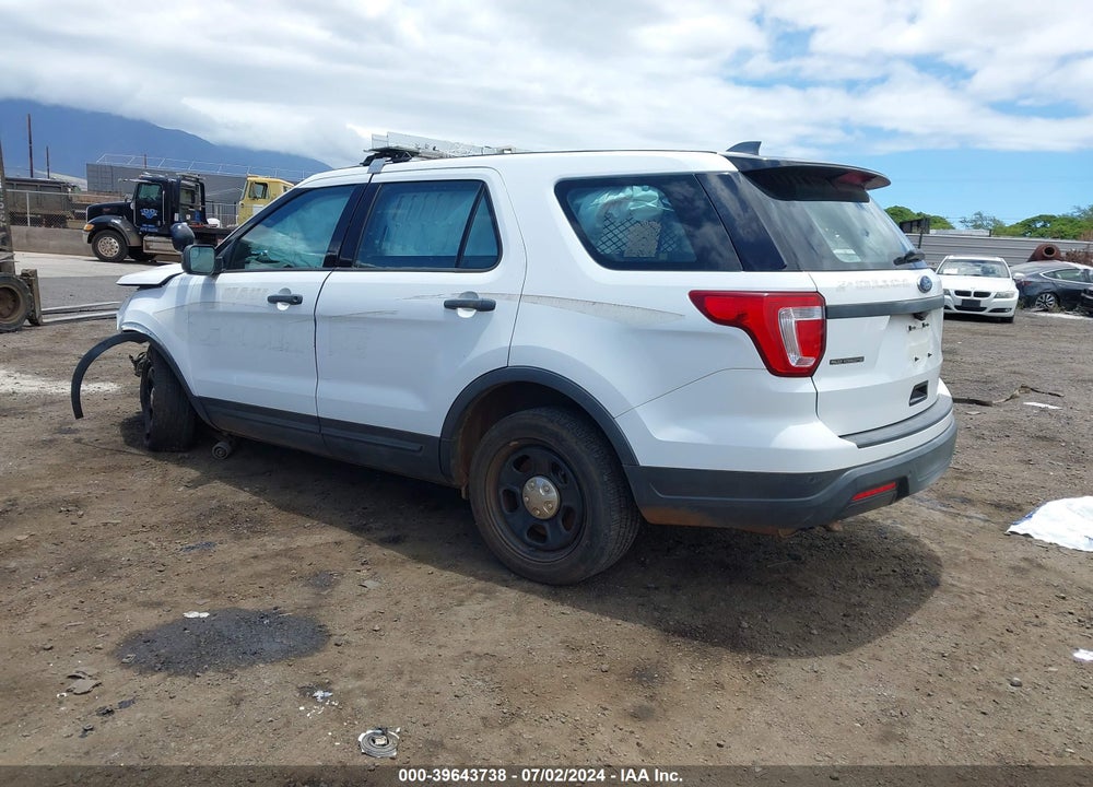 2019 FORD POLICE INTERCEPTOR UTILITY VIN: 1FM5K8AR7KGA12213