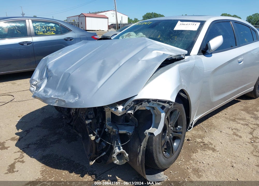 2022 DODGE CHARGER SXT RWD VIN: 2C3CDXBG7NH122687