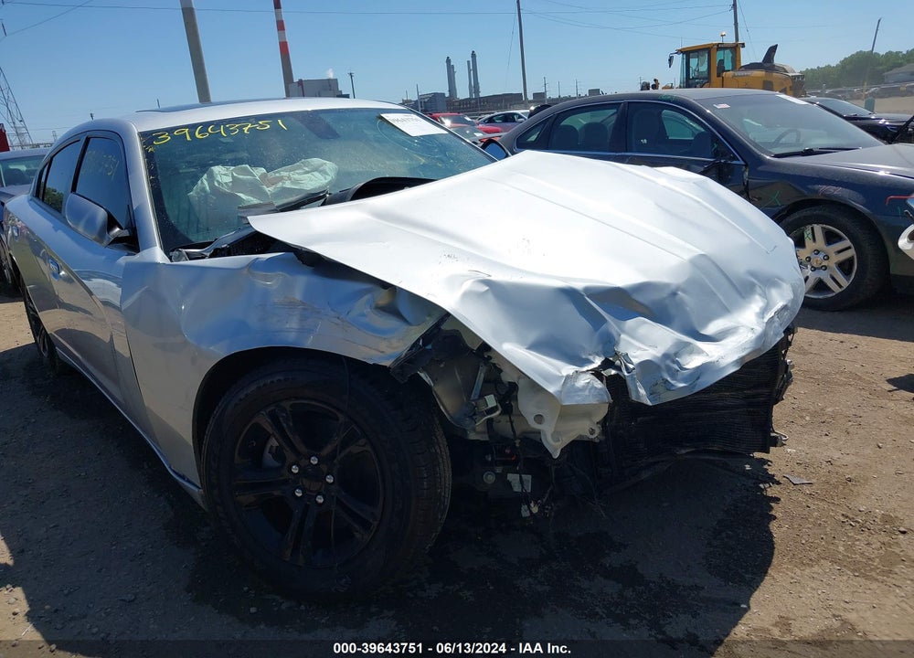 2022 DODGE CHARGER SXT RWD VIN: 2C3CDXBG7NH122687