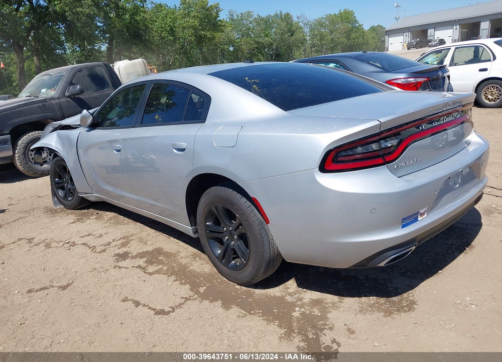 2022 DODGE CHARGER SXT RWD VIN: 2C3CDXBG7NH122687