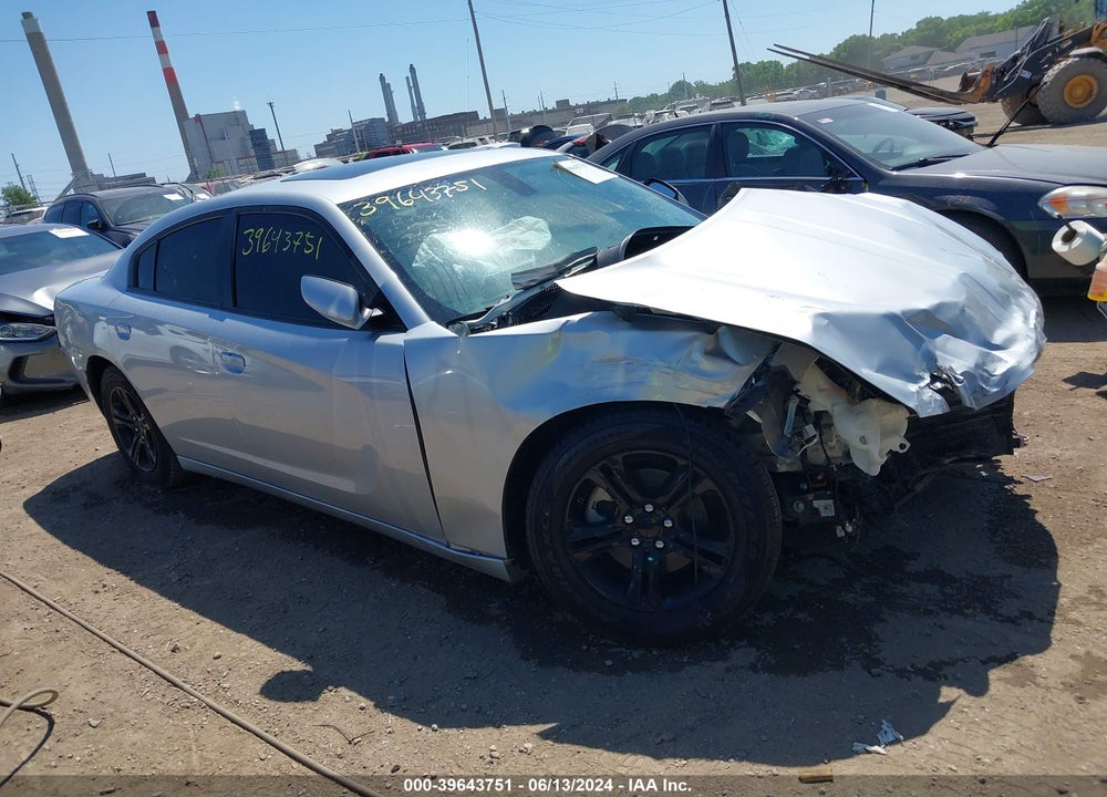 2022 DODGE CHARGER SXT RWD VIN: 2C3CDXBG7NH122687