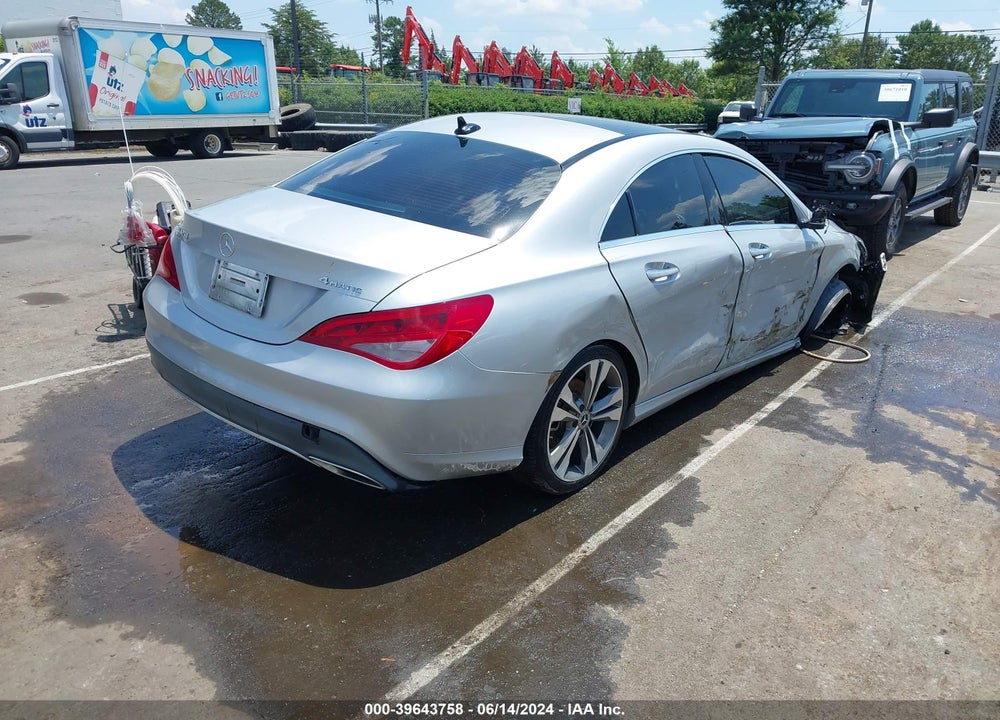 2019 MERCEDES-BENZ CLA 250 4MATIC VIN: WDDSJ4GB9KN727475