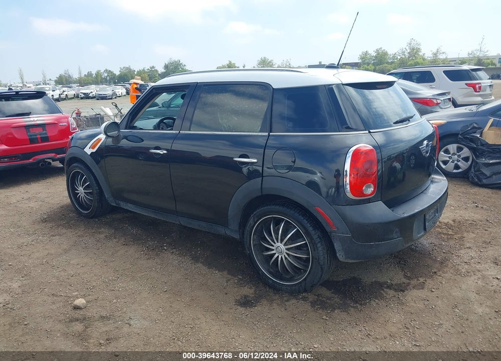 2011 MINI COOPER COUNTRYMAN VIN: WMWZB3C58BWH95406