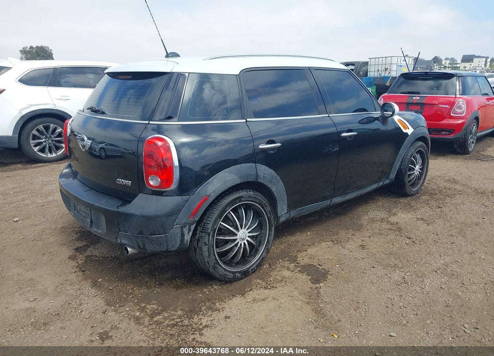 2011 MINI COOPER COUNTRYMAN VIN: WMWZB3C58BWH95406
