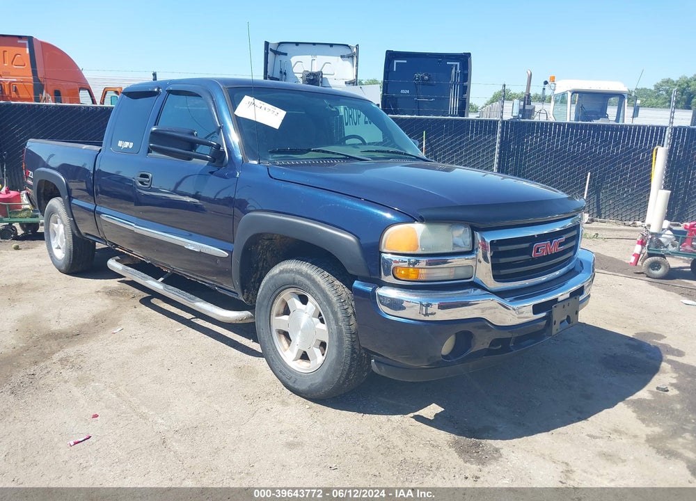 2005 GMC SIERRA 1500 SLE VIN: 1GTEK19B45E143733