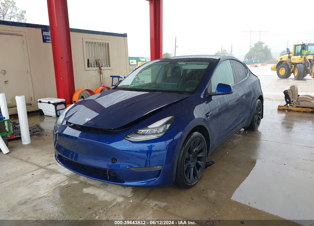 2021 TESLA MODEL Y LONG RANGE DUAL MOTOR ALL-WHEEL DRIVE VIN: 5YJYGDEE5MF091638
