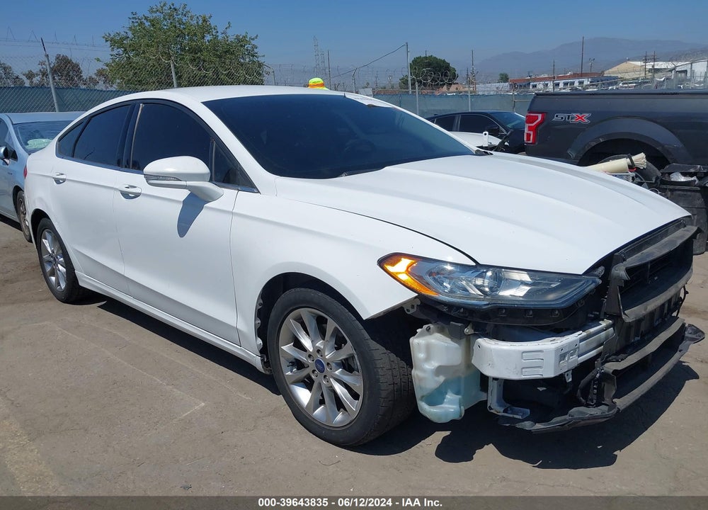 2017 FORD FUSION SE VIN: 3FA6P0H76HR237262