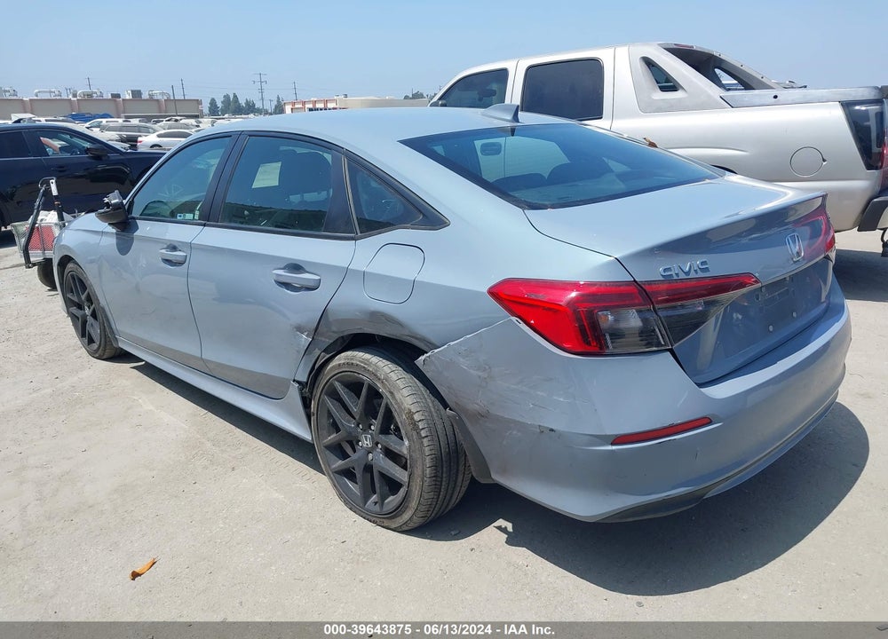 2022 HONDA CIVIC SPORT VIN: 2HGFE2F56NH557672