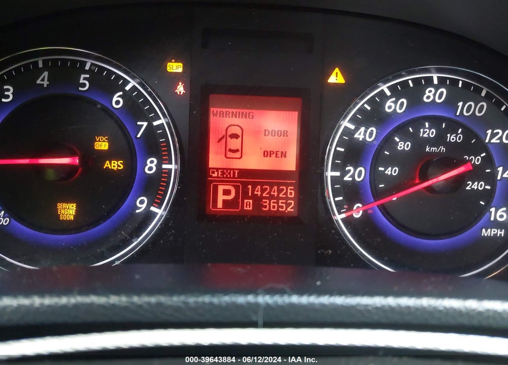 2009 INFINITI G37 JOURNEY VIN: JNKCV61E39M014099