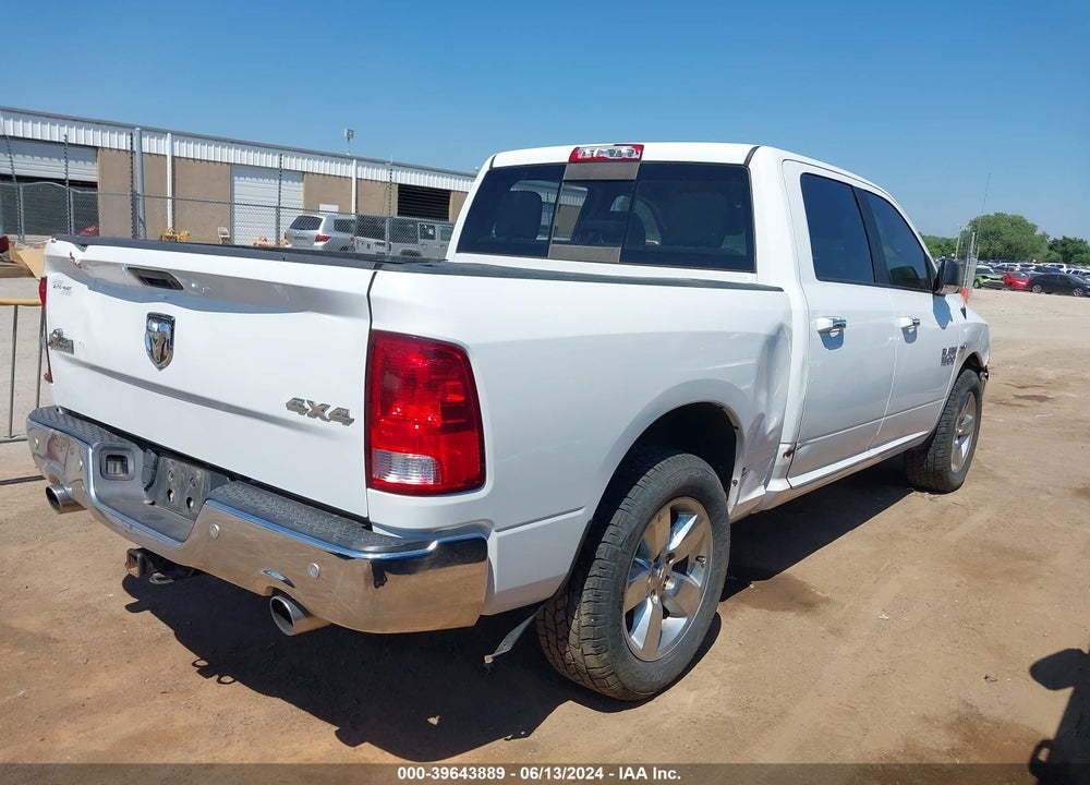 2017 RAM 1500 BIG HORN 4X4 5'7 BOX VIN: 3C6RR7LTXHG729102