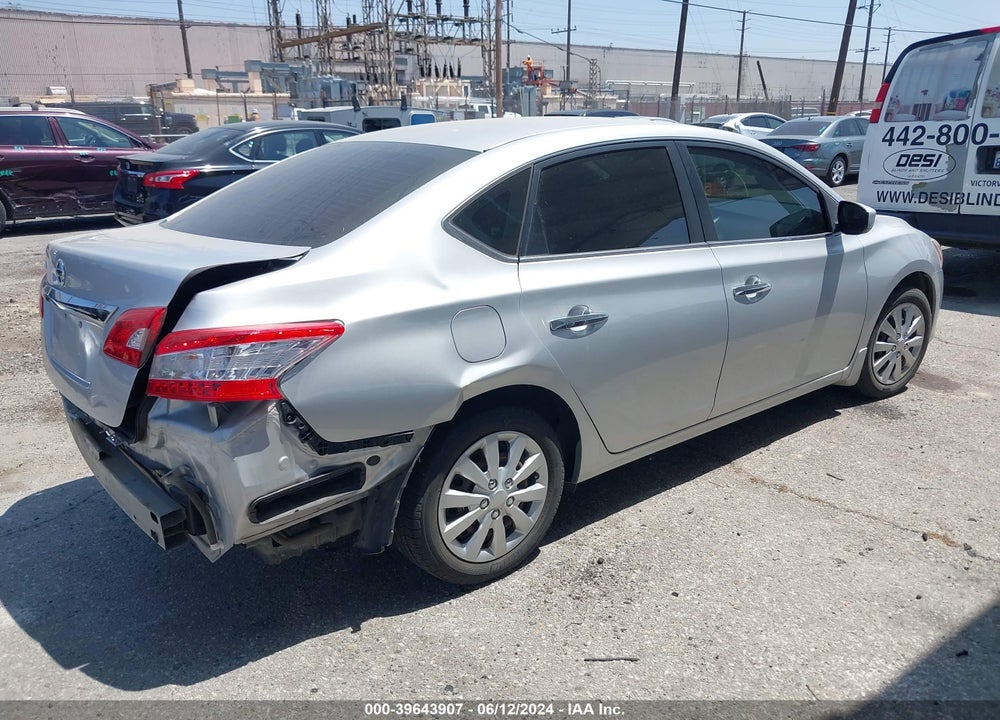 2015 NISSAN SENTRA S VIN: 3N1AB7AP2FY228277