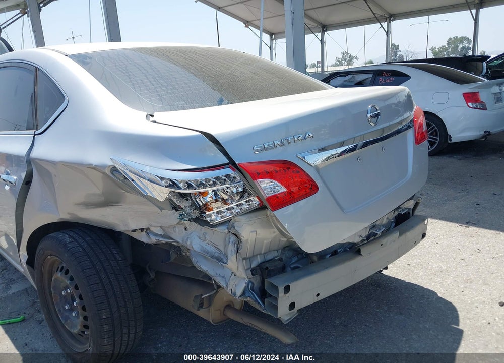 2015 NISSAN SENTRA S VIN: 3N1AB7AP2FY228277