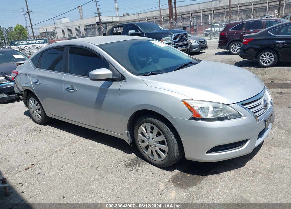 2015 NISSAN SENTRA S VIN: 3N1AB7AP2FY228277
