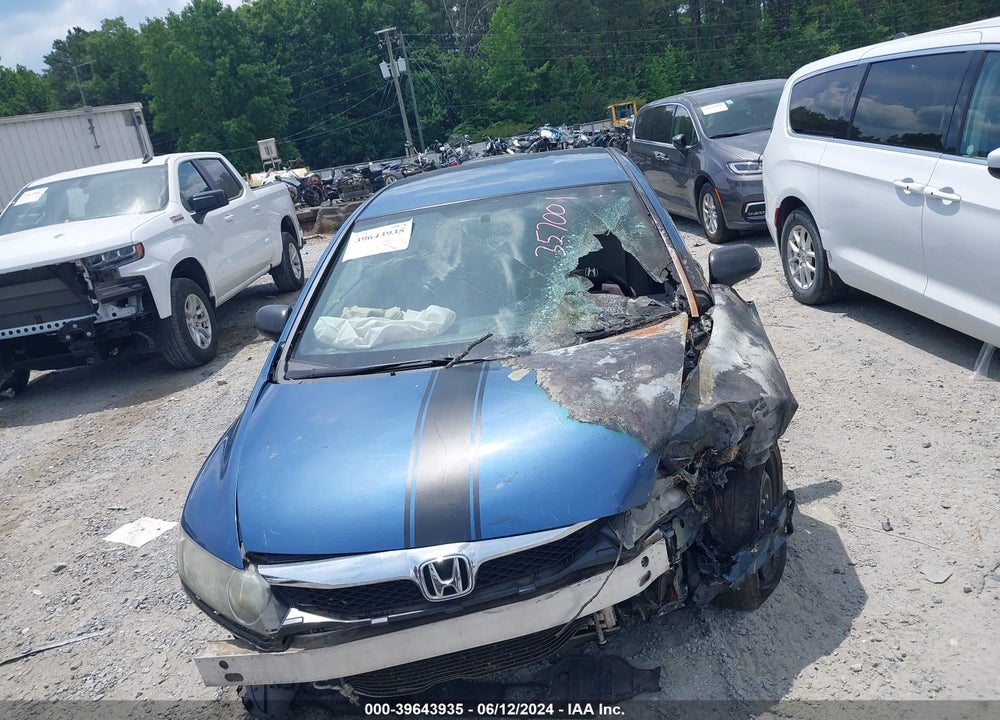 2009 HONDA CIVIC VP VIN: 2HGFA16389H357001